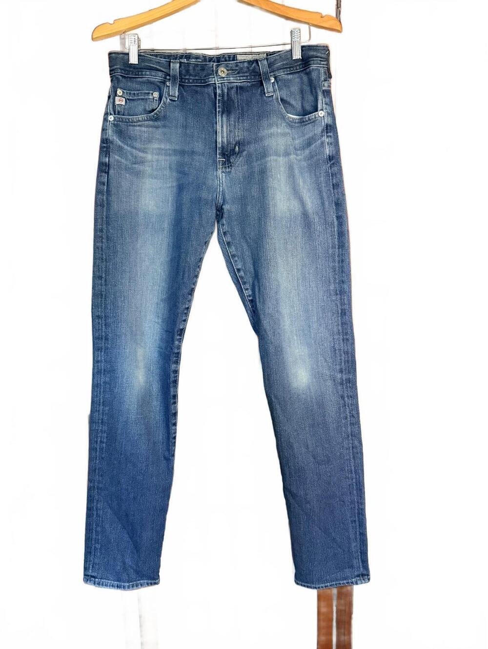AG Adriano Goldschmied 32x32 Tellis Modern Slim Jeans Japanese Denim 360° Blue
